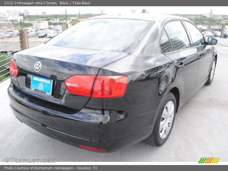 Black / Titan Black 2012 Volkswagen Jetta S Sedan