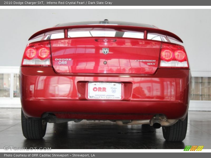 Inferno Red Crystal Pearl / Dark Slate Gray 2010 Dodge Charger SXT