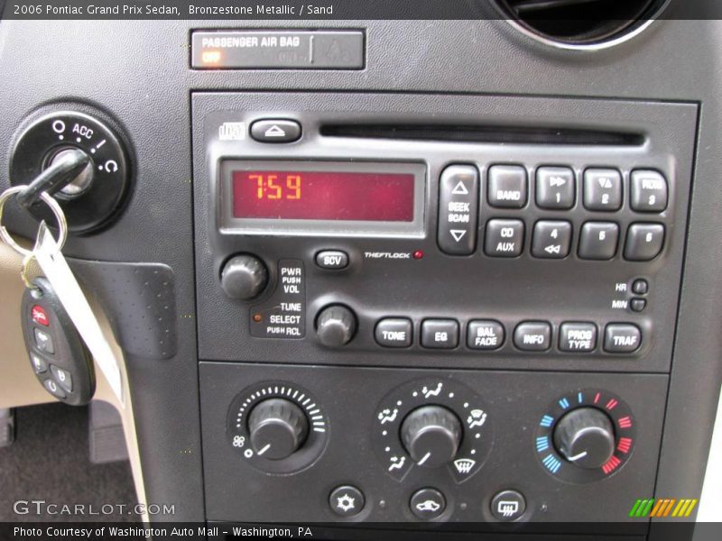 Bronzestone Metallic / Sand 2006 Pontiac Grand Prix Sedan