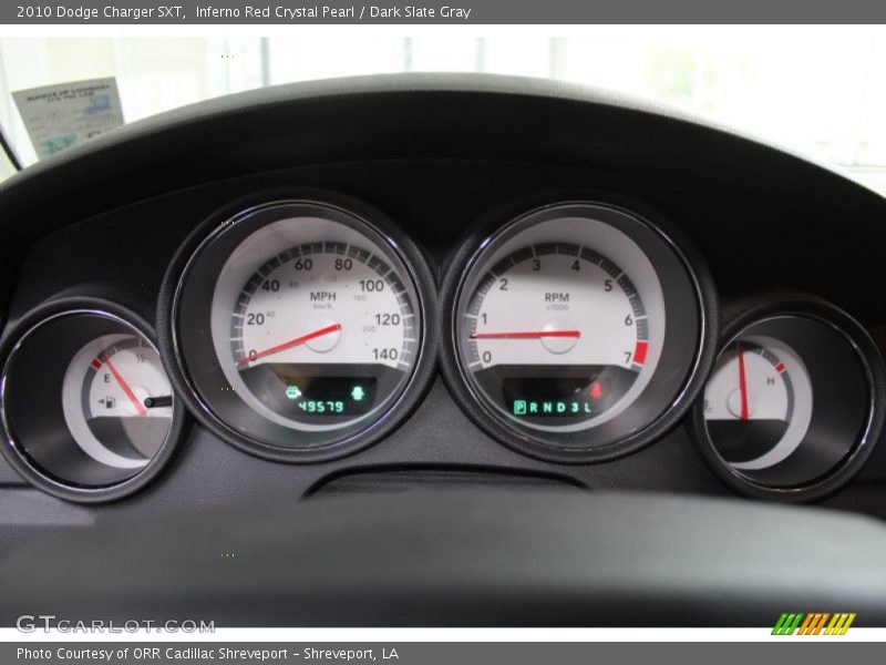 Inferno Red Crystal Pearl / Dark Slate Gray 2010 Dodge Charger SXT