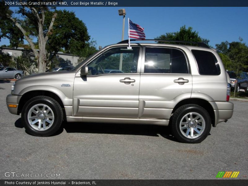 Cool Beige Metallic / Beige 2004 Suzuki Grand Vitara EX 4WD