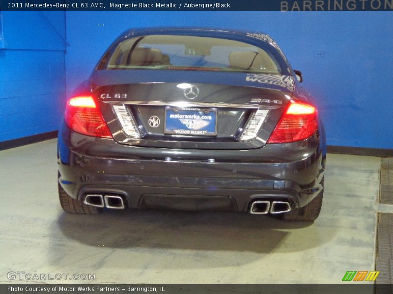 Magnetite Black Metallic / Aubergine/Black 2011 Mercedes-Benz CL 63 AMG