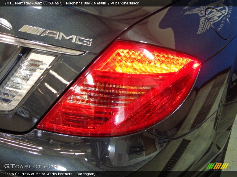 Magnetite Black Metallic / Aubergine/Black 2011 Mercedes-Benz CL 63 AMG