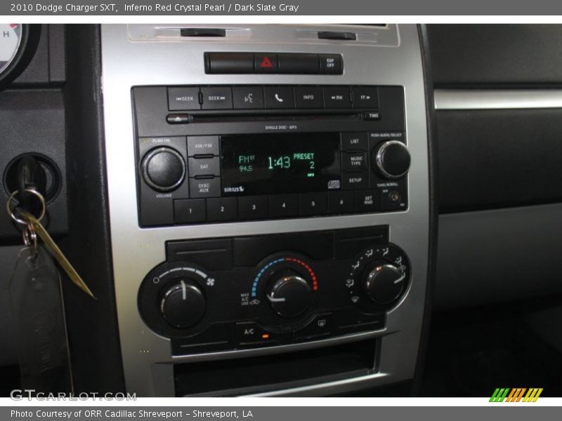 Inferno Red Crystal Pearl / Dark Slate Gray 2010 Dodge Charger SXT