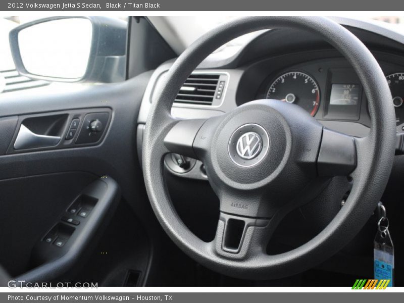 Black / Titan Black 2012 Volkswagen Jetta S Sedan