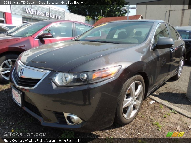 Graphite Luster Metallic / Ebony 2012 Acura TSX Sedan