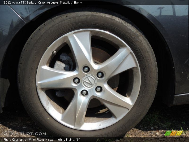 Graphite Luster Metallic / Ebony 2012 Acura TSX Sedan