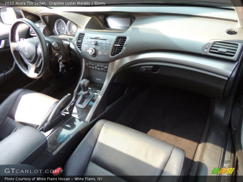 Graphite Luster Metallic / Ebony 2012 Acura TSX Sedan