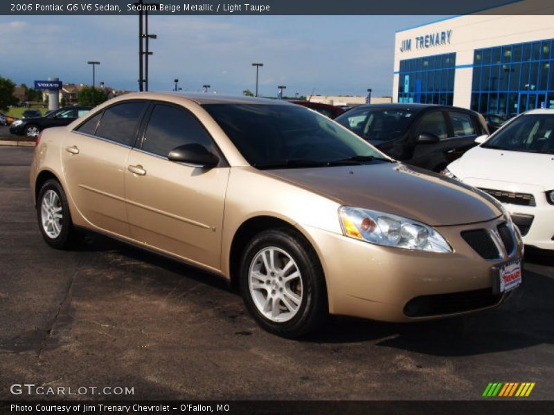 Sedona Beige Metallic / Light Taupe 2006 Pontiac G6 V6 Sedan