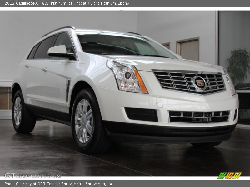 Platinum Ice Tricoat / Light Titanium/Ebony 2013 Cadillac SRX FWD