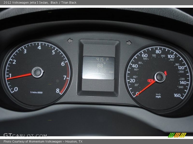 Black / Titan Black 2012 Volkswagen Jetta S Sedan