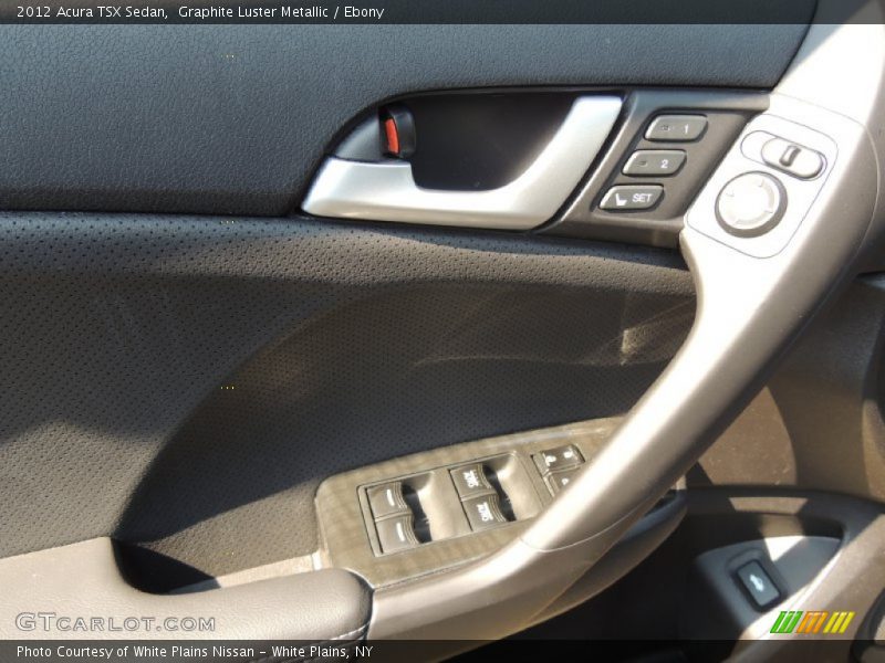 Graphite Luster Metallic / Ebony 2012 Acura TSX Sedan