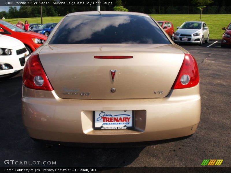 Sedona Beige Metallic / Light Taupe 2006 Pontiac G6 V6 Sedan