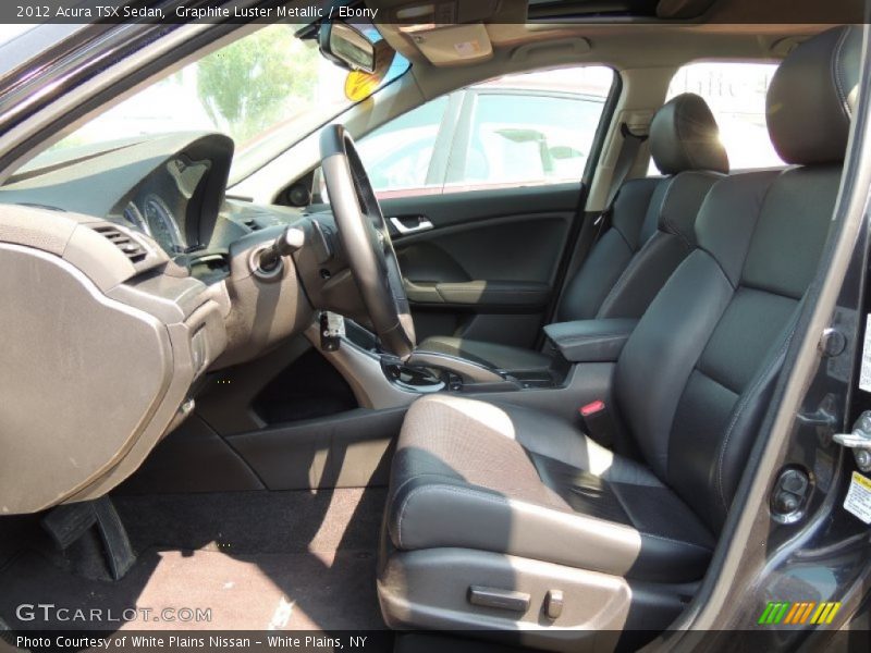 Graphite Luster Metallic / Ebony 2012 Acura TSX Sedan