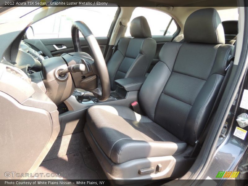 Graphite Luster Metallic / Ebony 2012 Acura TSX Sedan
