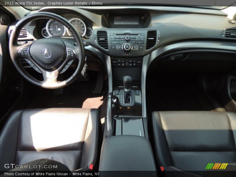 Graphite Luster Metallic / Ebony 2012 Acura TSX Sedan