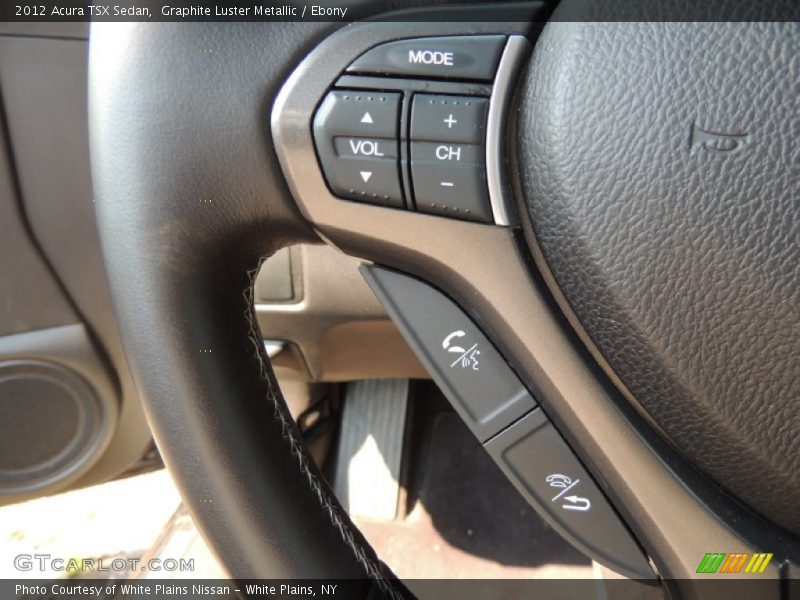 Graphite Luster Metallic / Ebony 2012 Acura TSX Sedan