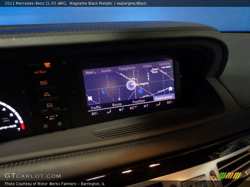 Navigation of 2011 CL 63 AMG