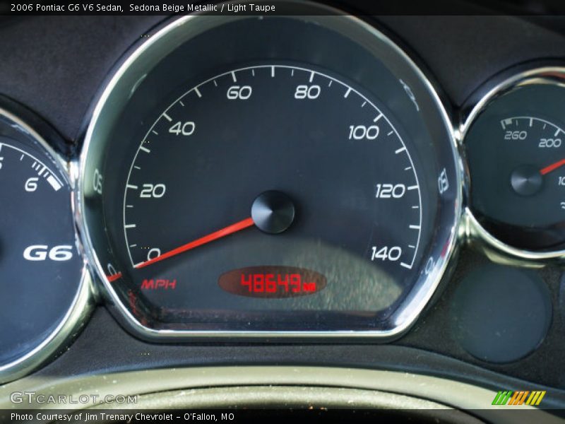 Sedona Beige Metallic / Light Taupe 2006 Pontiac G6 V6 Sedan