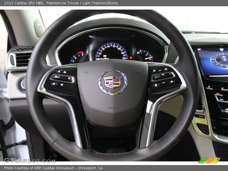 Platinum Ice Tricoat / Light Titanium/Ebony 2013 Cadillac SRX FWD