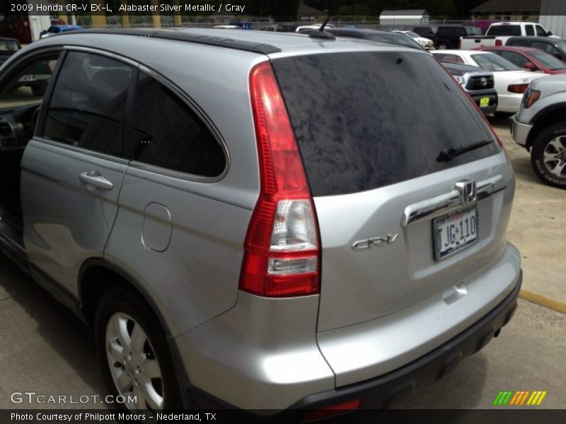 Alabaster Silver Metallic / Gray 2009 Honda CR-V EX-L