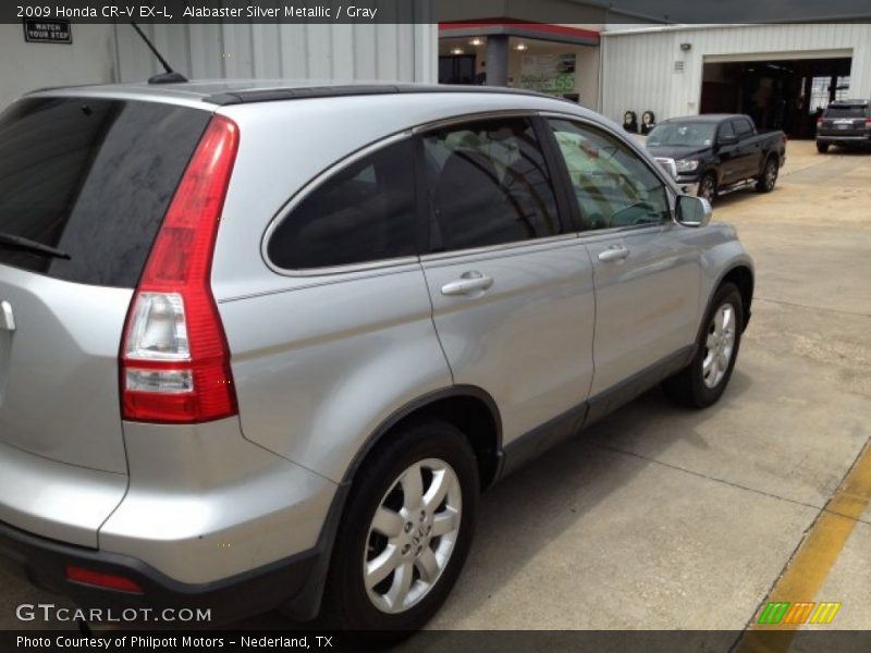 Alabaster Silver Metallic / Gray 2009 Honda CR-V EX-L