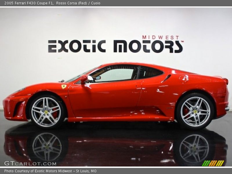 Rosso Corsa (Red) / Cuoio 2005 Ferrari F430 Coupe F1