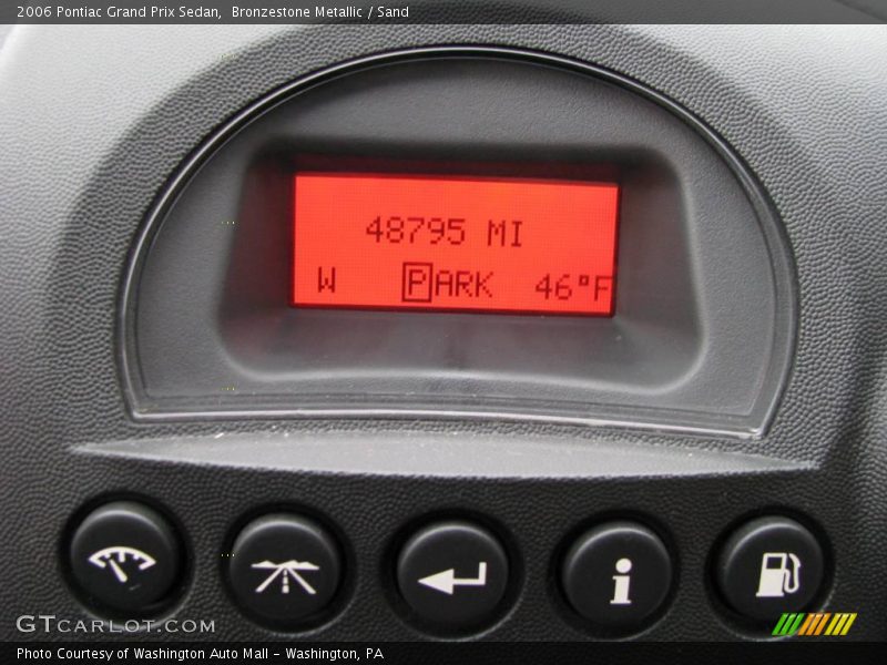 Bronzestone Metallic / Sand 2006 Pontiac Grand Prix Sedan