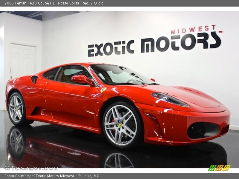 Rosso Corsa (Red) / Cuoio 2005 Ferrari F430 Coupe F1