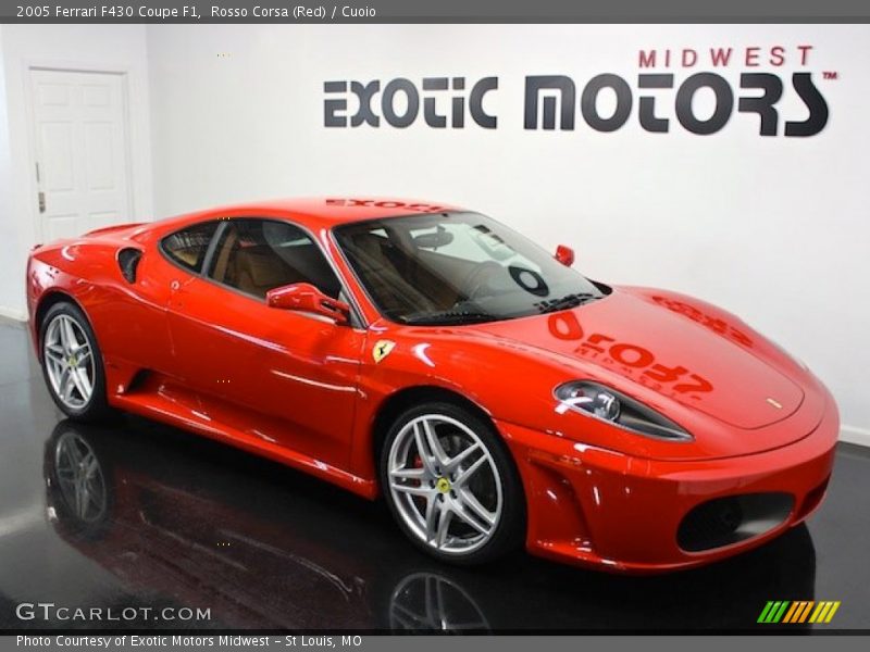 Rosso Corsa (Red) / Cuoio 2005 Ferrari F430 Coupe F1