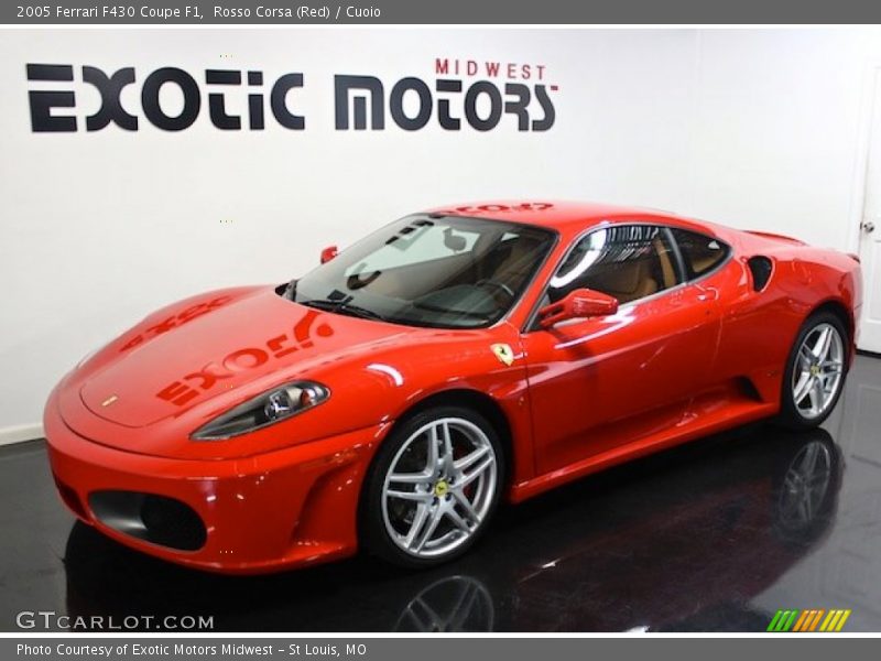 Rosso Corsa (Red) / Cuoio 2005 Ferrari F430 Coupe F1