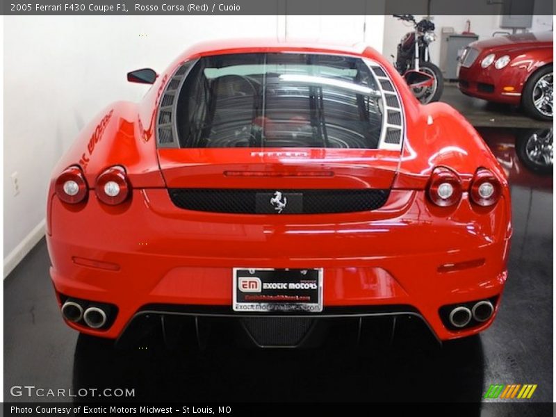 Rosso Corsa (Red) / Cuoio 2005 Ferrari F430 Coupe F1