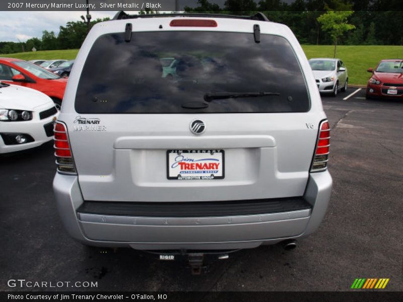 Silver Metallic / Black 2007 Mercury Mariner Luxury