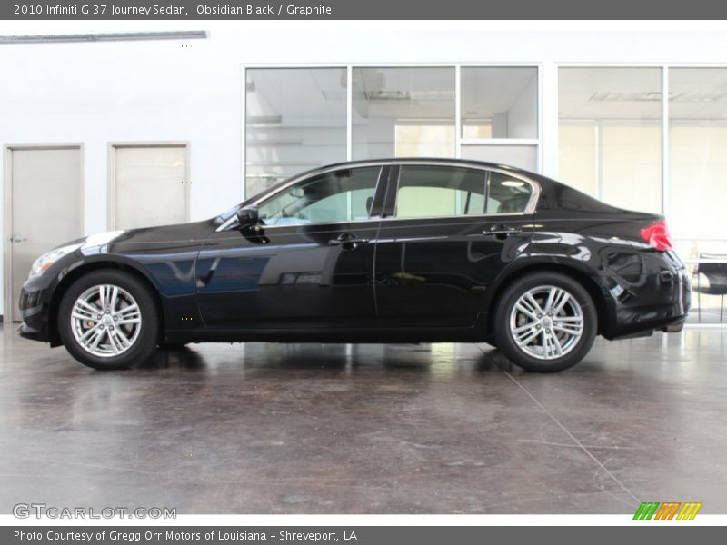 Obsidian Black / Graphite 2010 Infiniti G 37 Journey Sedan