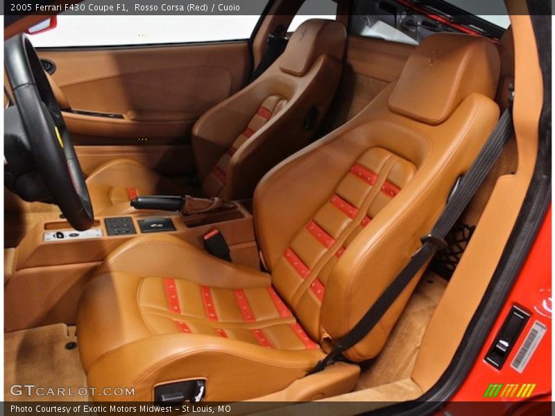 Front Seat of 2005 F430 Coupe F1