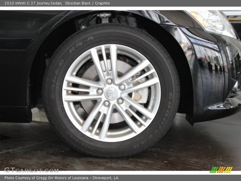 Obsidian Black / Graphite 2010 Infiniti G 37 Journey Sedan