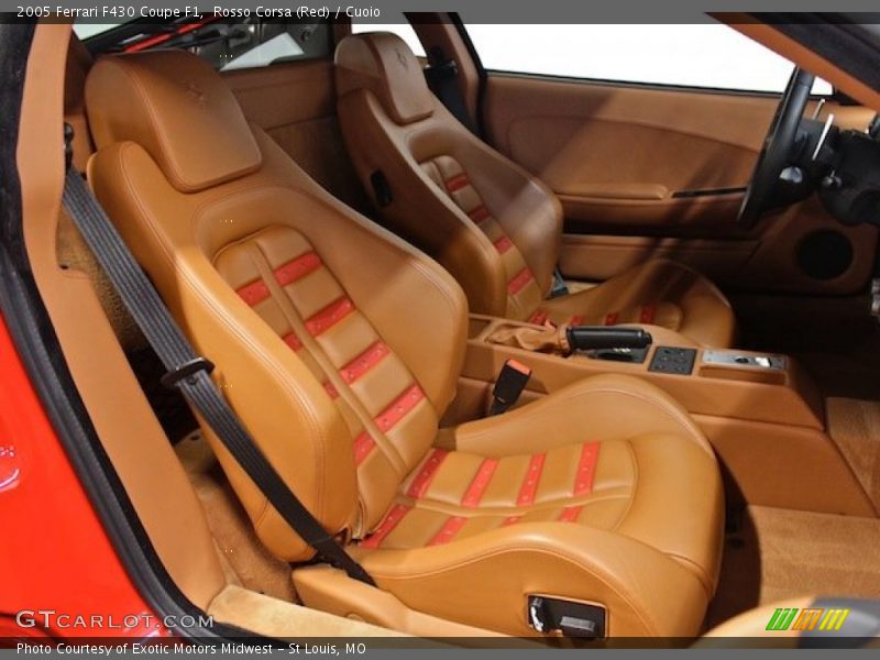 Front Seat of 2005 F430 Coupe F1