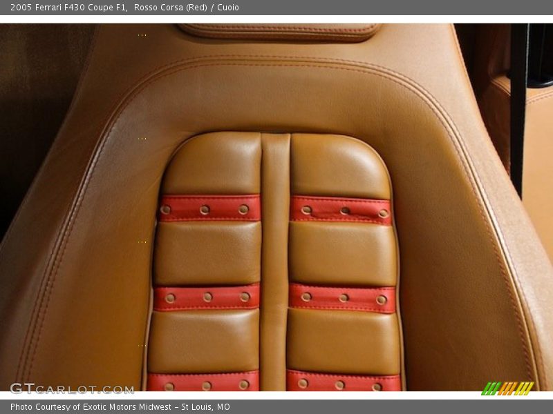 Front Seat of 2005 F430 Coupe F1