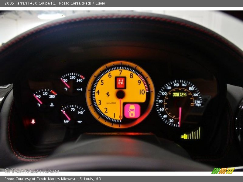  2005 F430 Coupe F1 Coupe F1 Gauges