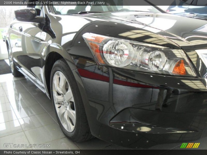 Nighthawk Black Pearl / Ivory 2006 Honda Accord EX-L V6 Sedan