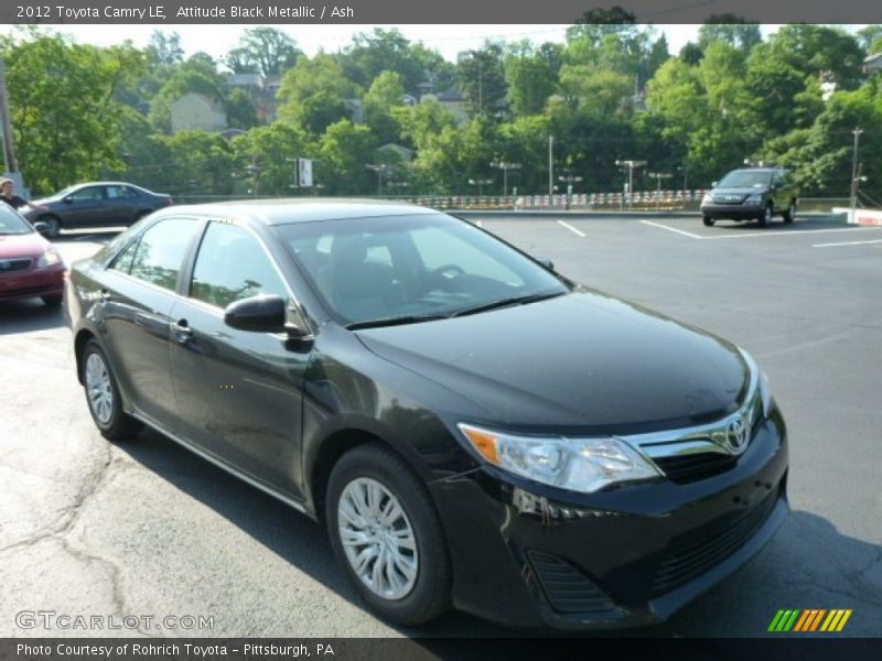 Attitude Black Metallic / Ash 2012 Toyota Camry LE