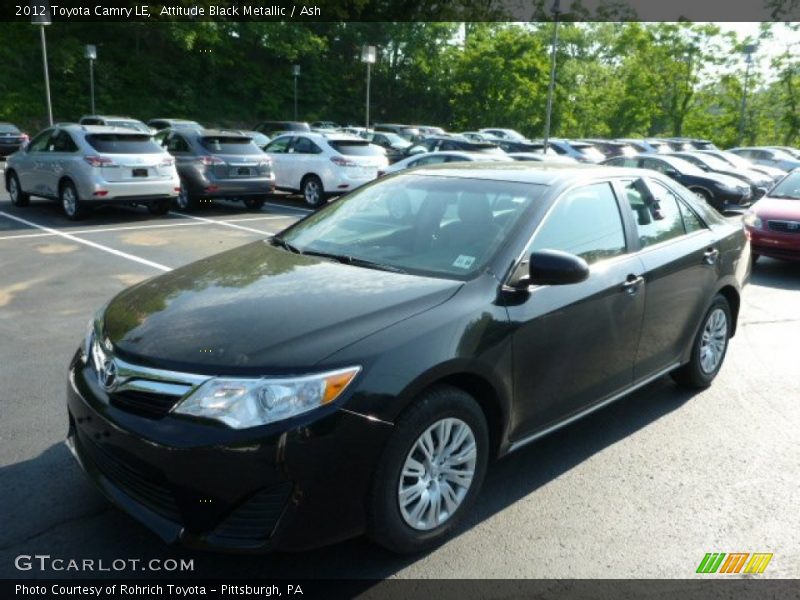 Attitude Black Metallic / Ash 2012 Toyota Camry LE
