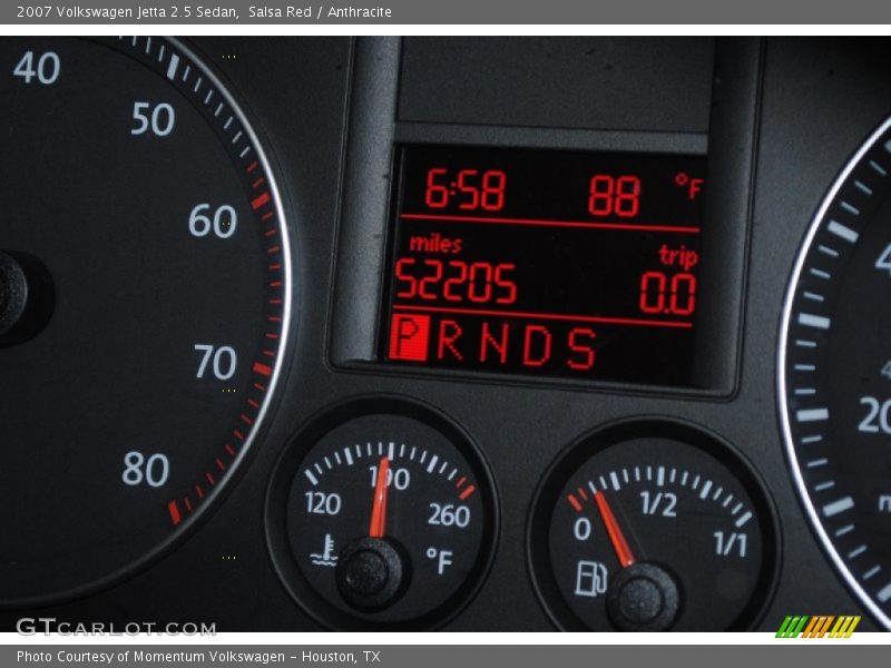 Salsa Red / Anthracite 2007 Volkswagen Jetta 2.5 Sedan