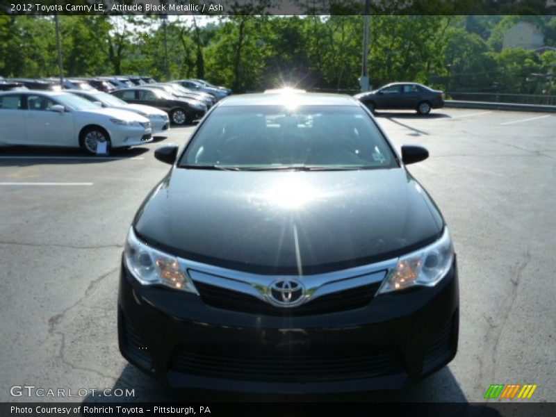 Attitude Black Metallic / Ash 2012 Toyota Camry LE
