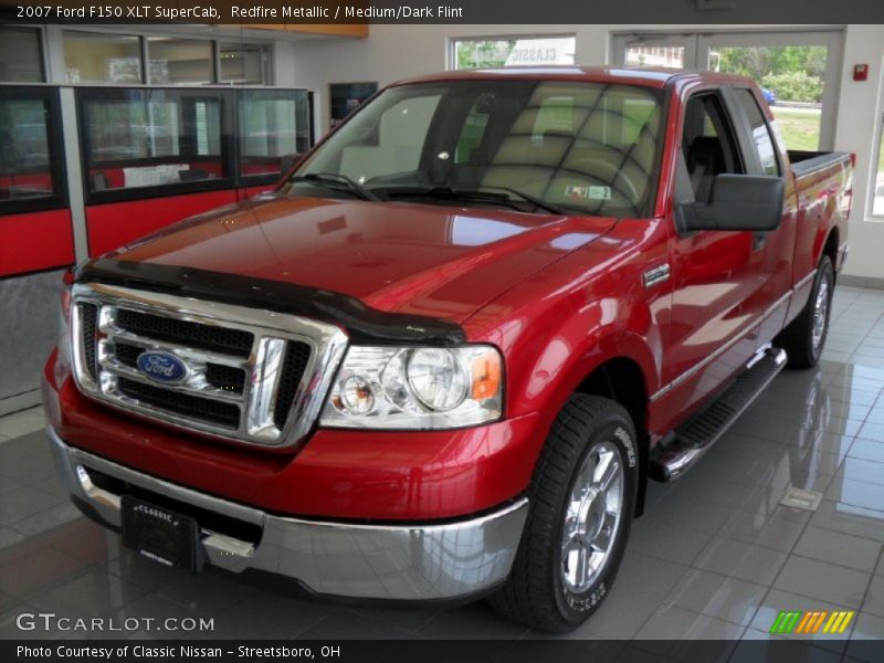 Redfire Metallic / Medium/Dark Flint 2007 Ford F150 XLT SuperCab