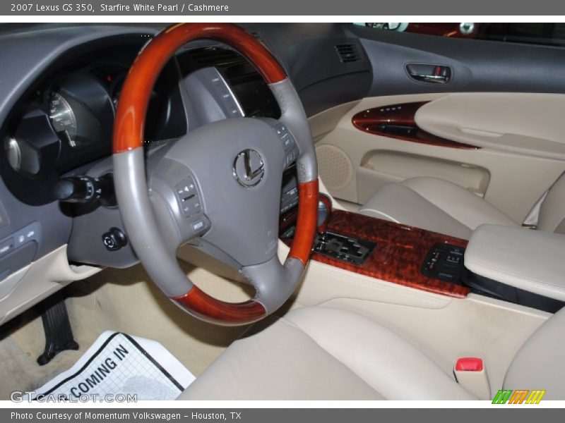 Starfire White Pearl / Cashmere 2007 Lexus GS 350