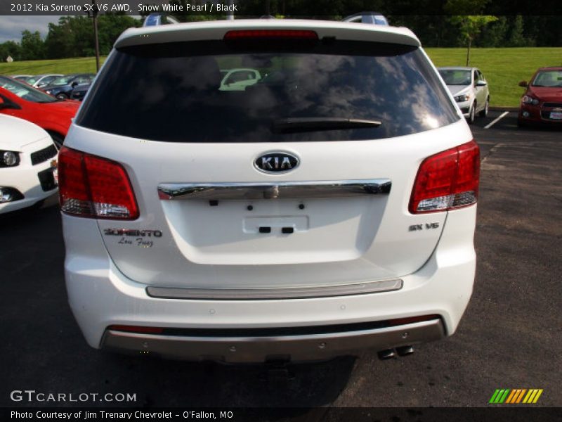 Snow White Pearl / Black 2012 Kia Sorento SX V6 AWD