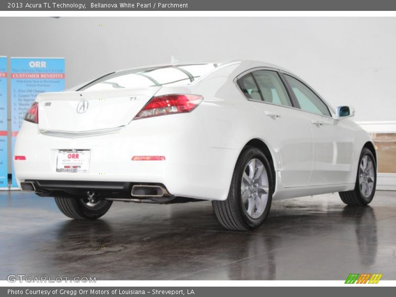 Bellanova White Pearl / Parchment 2013 Acura TL Technology