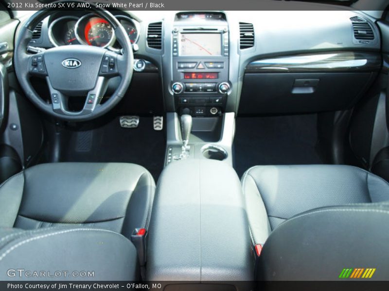 Snow White Pearl / Black 2012 Kia Sorento SX V6 AWD