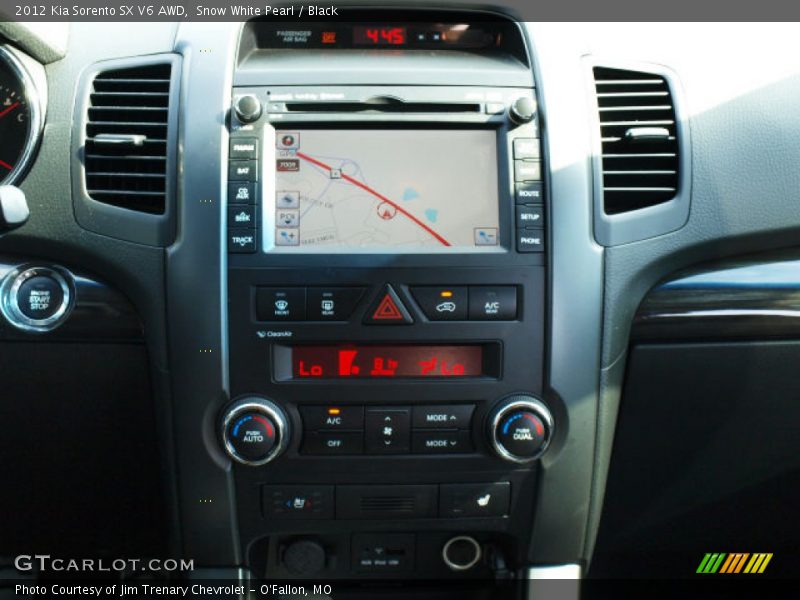Snow White Pearl / Black 2012 Kia Sorento SX V6 AWD